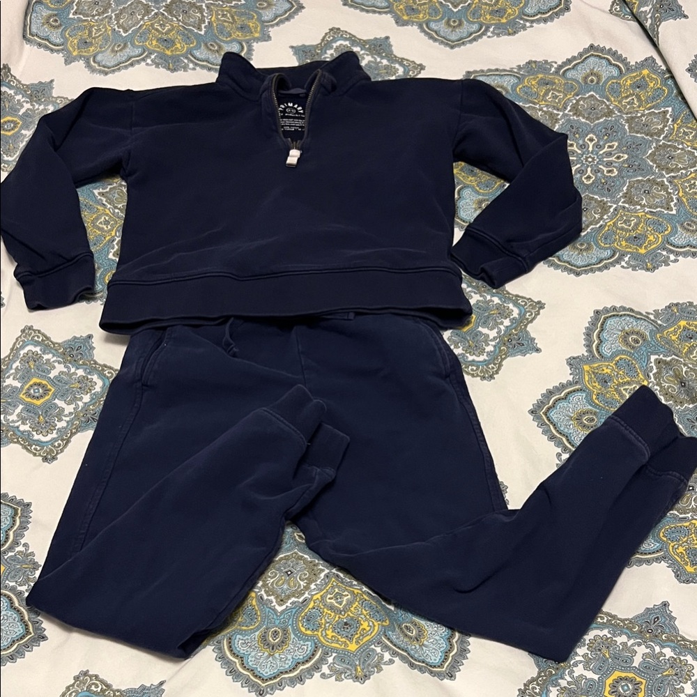 Primary Dark Blue Kids Jogger Set